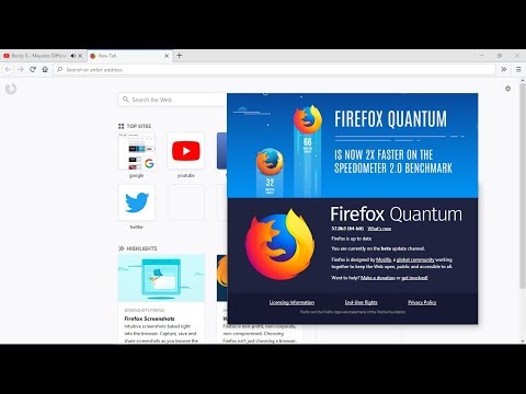 Firefox 57 Quantum is Out, 2x Faster, Visual Redesign and more.