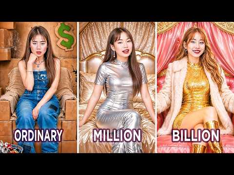 Ordinary Vs Millionaire Vs Billionaire In Room Makeover! Who Will Win The Challenge?