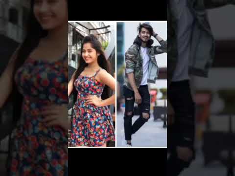 Anushka sen Vs jannat zubair with boyfriend 🥰 beautiful jodi 🥀#shorts #anushkasen #tiktok