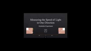 Measuring the Speed of Light in One Direction #veritasiumcontest
