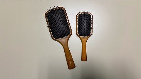 아베다 브러쉬 세척(아베다 우든 패들 브러쉬, 아베다 미니 패들 브러쉬) & 빗 세척