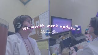 04: 1st month work update | HelloRache HVA