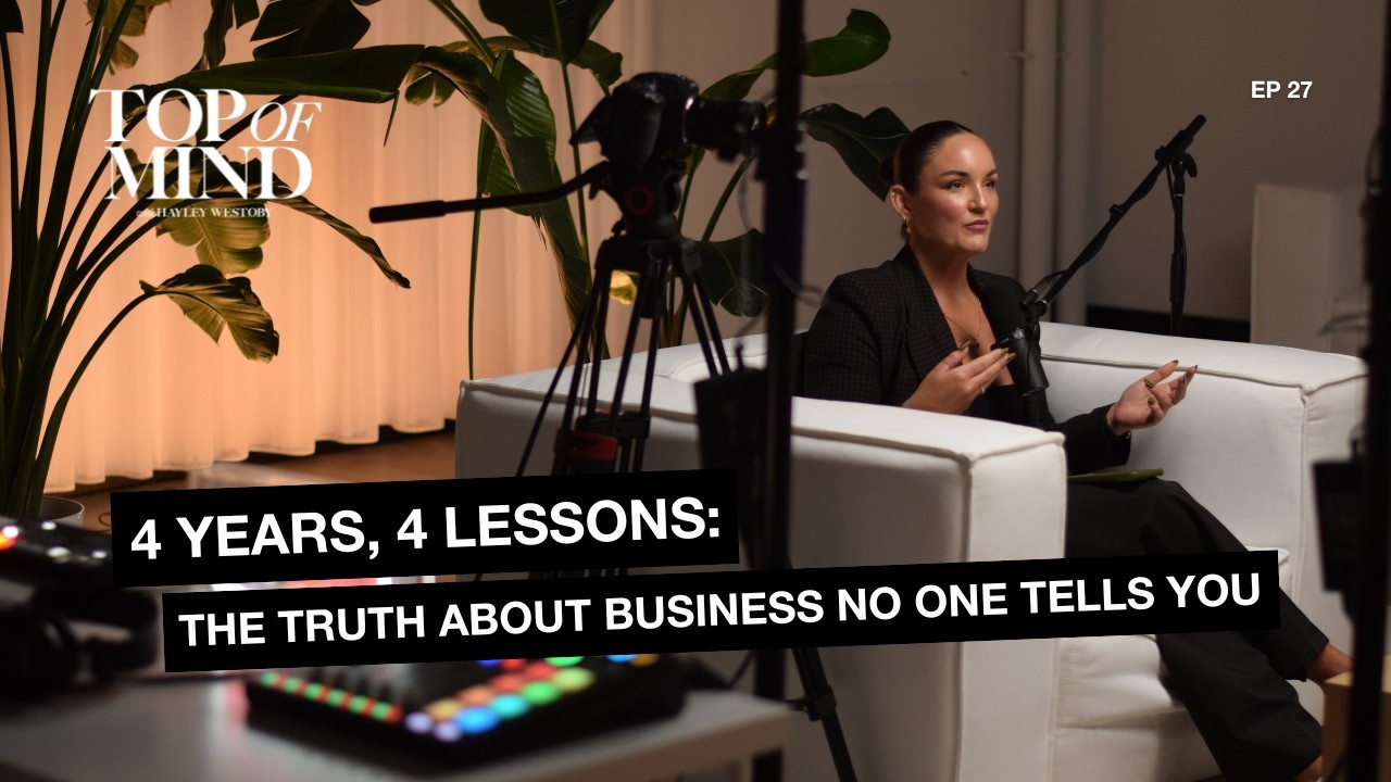 EP:27 - 4 Years, 4 Lessons: The Truth About Business No One Tells You ...