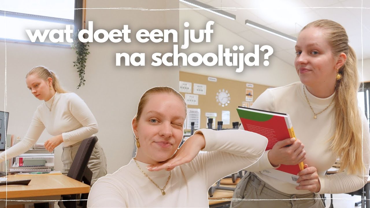 wat doet een juf na schooltijd? - nakijken, lessen voorbereiden