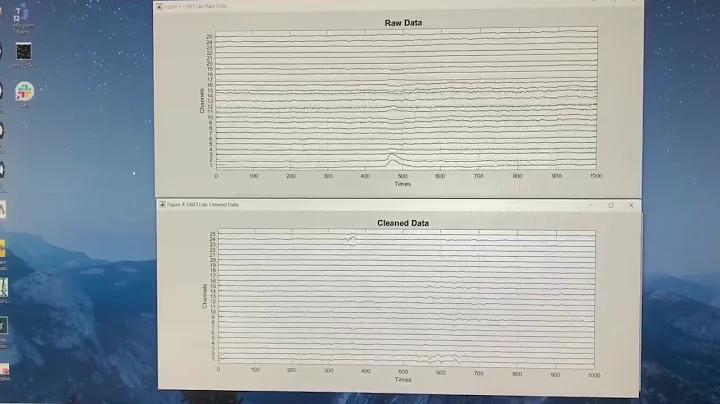 Real-time cleaning EEG data