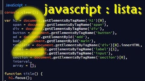 Listakészítő html css js programozás 2/2