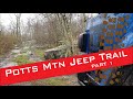 Gladiators doing Jeep stuff - Potts Mtn Jeep Trail Part 1