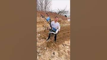 Weeder trenching and loosening machine # Multi-function micro-tillage machine rural small tank