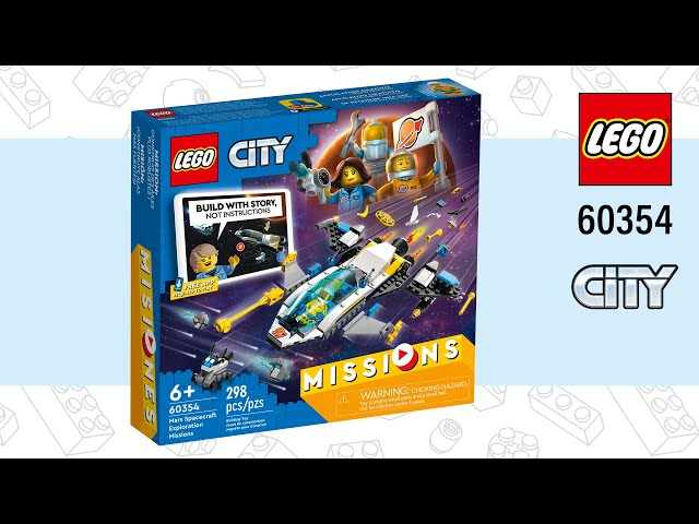LEGO® City, Mars Spacecraft Exploration Missions (60354)[298 pcs] Speed  Build