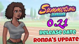 Summertime Saga 0.21 Tech Update Release Date Soon Ronda Outfit New Location || 2021