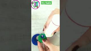 DIY Rakhi making at home/How to make rakhi at home/DIY art and craft GreeneshiaArtHouse Shorts