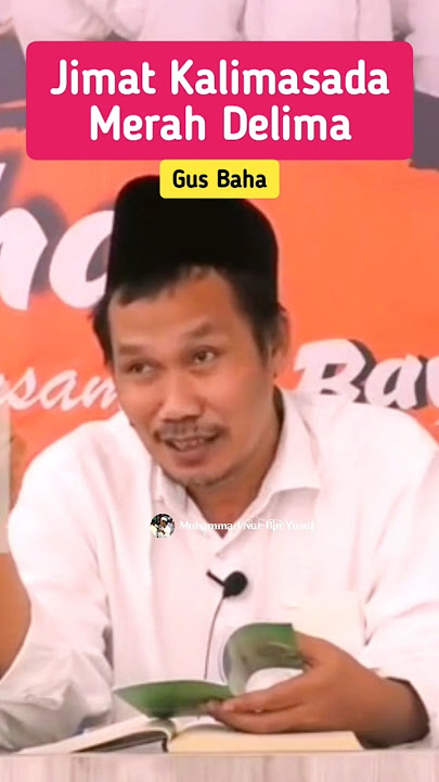 Kalimasada & Red Garnet Amulet - Gus Baha #muhammadnurbinyusuf
