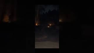 Tucker Mountain is on Fire🔥in Remlap, Alabama part 2 Sunday 3-29-26 10:00pm #wildfire #forestfire