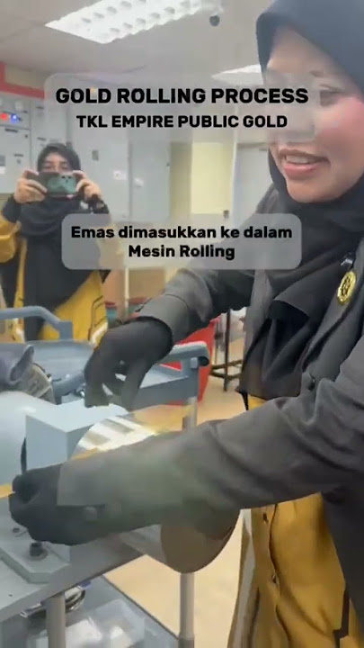 Banyak sangat ke proses nak hasilkan emas 999.9?Setelah selesai proses cairkan emas.