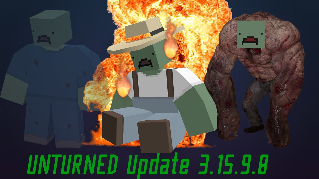 UNTURNED Update 3.15.9.0 , Zombie มีพลังพิเศษ!!!,เสื้อผ้านักบิน YouTube