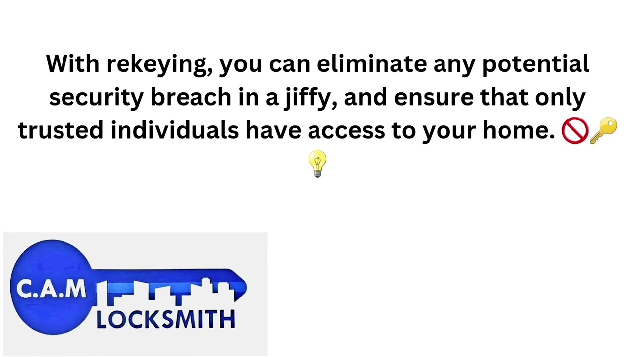 Attention homeowners and business owners! Have you ever wondered if it's time to rekey your locks?