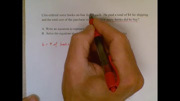 Aleks: Writing and Solving Ax + B = C word problems