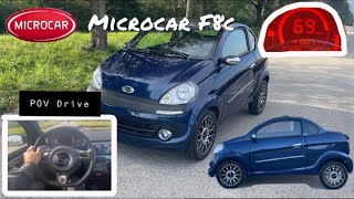 Microcar M.GO F8c Coupé -POV Drive Walkaround Highspeed