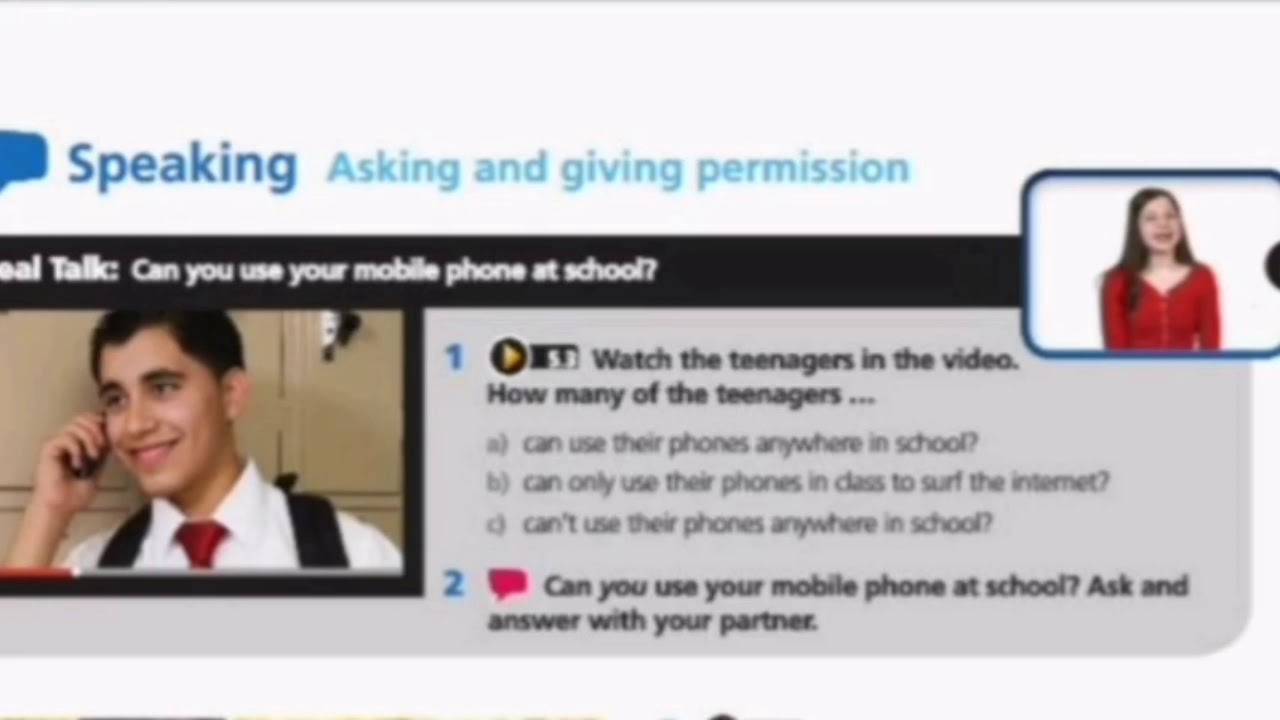 asking and giving permission eyes open 1