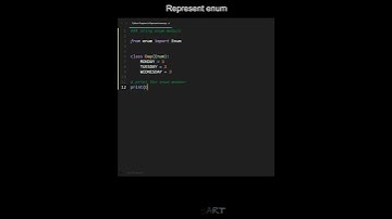 Represent enum in Python | Python Examples | Python Coding Tutorial | Python Coding Interview