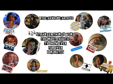 🧇| STRANGER THINGS BEING CHAOTIC FOR OVER 6 MINUTES STRAIGHT | 🧇🐀