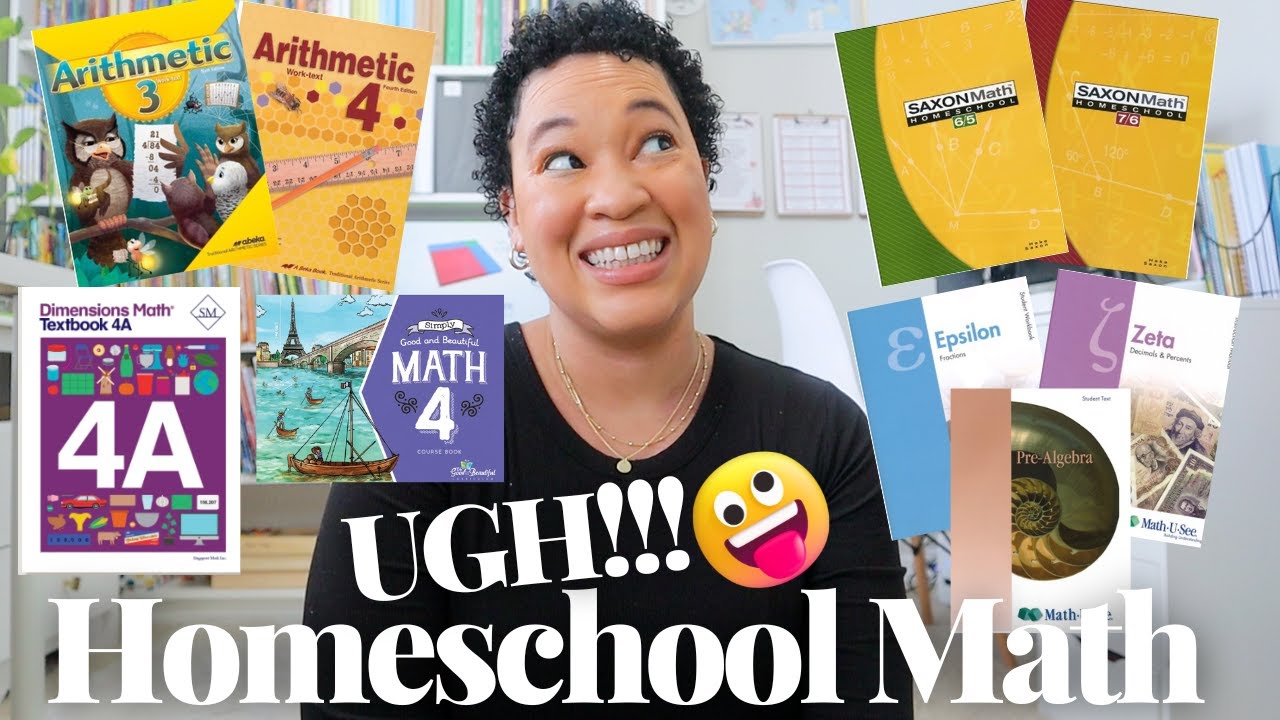 ALL of THE HOMESCHOOL MATH CURRICULUMS WE TRIED// MY HOMESCHOOL MATH