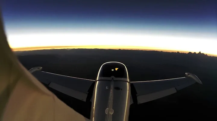 Incredible aerial view of Eclipse over The Grand Tetons in Real Time