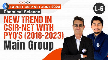 MAIN GROUP | New Trend In CSIR NET With PYQ