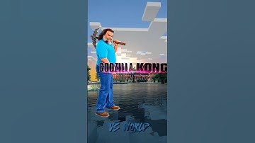 Steve vs Godzilla x kong The New Empire