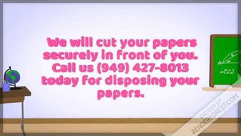 Document Shredding Services