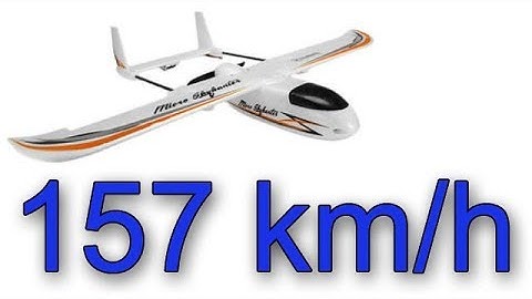 Eachine Micro SkyHunter. How fast can it fly? Part 2. 157 km/h