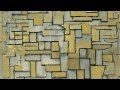 1913 Composition in Brown and Gray by Piet Mondrian
