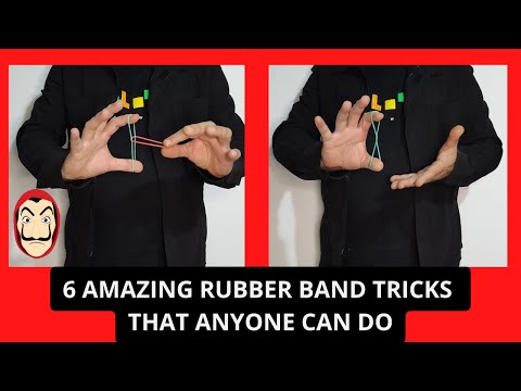 6 VISUAL Rubber Band Tricks Anyone Can Do | Tutorial