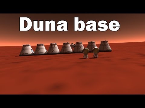 KSP 0.18.2 - Duna base crew exchange