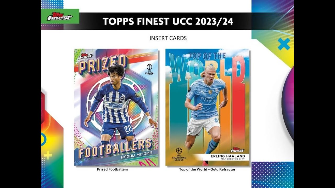 BGB1438 サッカーカード ケース開封 2023-24 TOPPS FINEST UCC