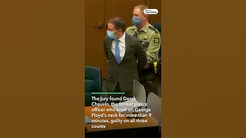Derek Chauvin Sent to Jail After Guilty Verdict in George Floyd Murder Trial #Shorts