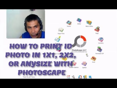 Come stampare ID FOTO CON PhotoScape - TAGALOG