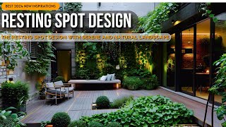 Courtyard Chic : The Resting Spot Design with Serene and Natural Landscape