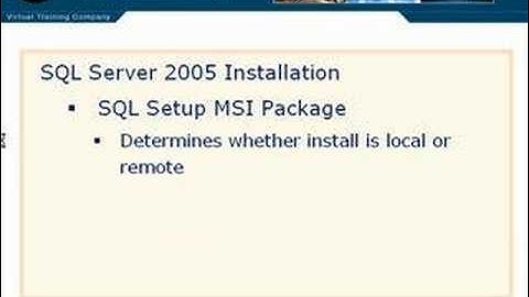 SQL Server 2005 Part 2.5