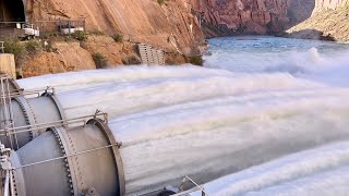 Lake Powell Water Release Glen Canyon Dam High Flow Experiment 2023