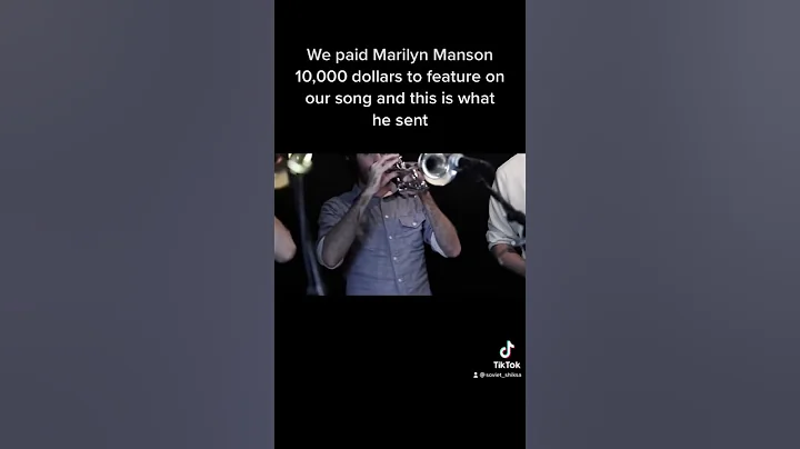 We paid Marilyn Manson 10k for this feature and th...