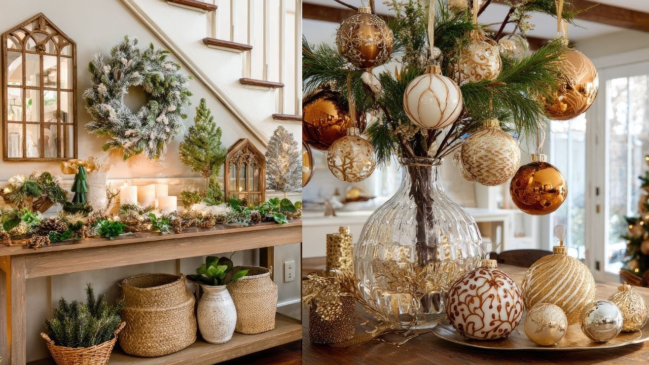 100 идей рождественского декора для волшебного дома | Праздничный обзор дома: просто и доступно