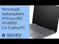 Removing and replacing parts | HP Envy x360 14-fa0000 2-in-1 Laptop PC | HP Computer Service