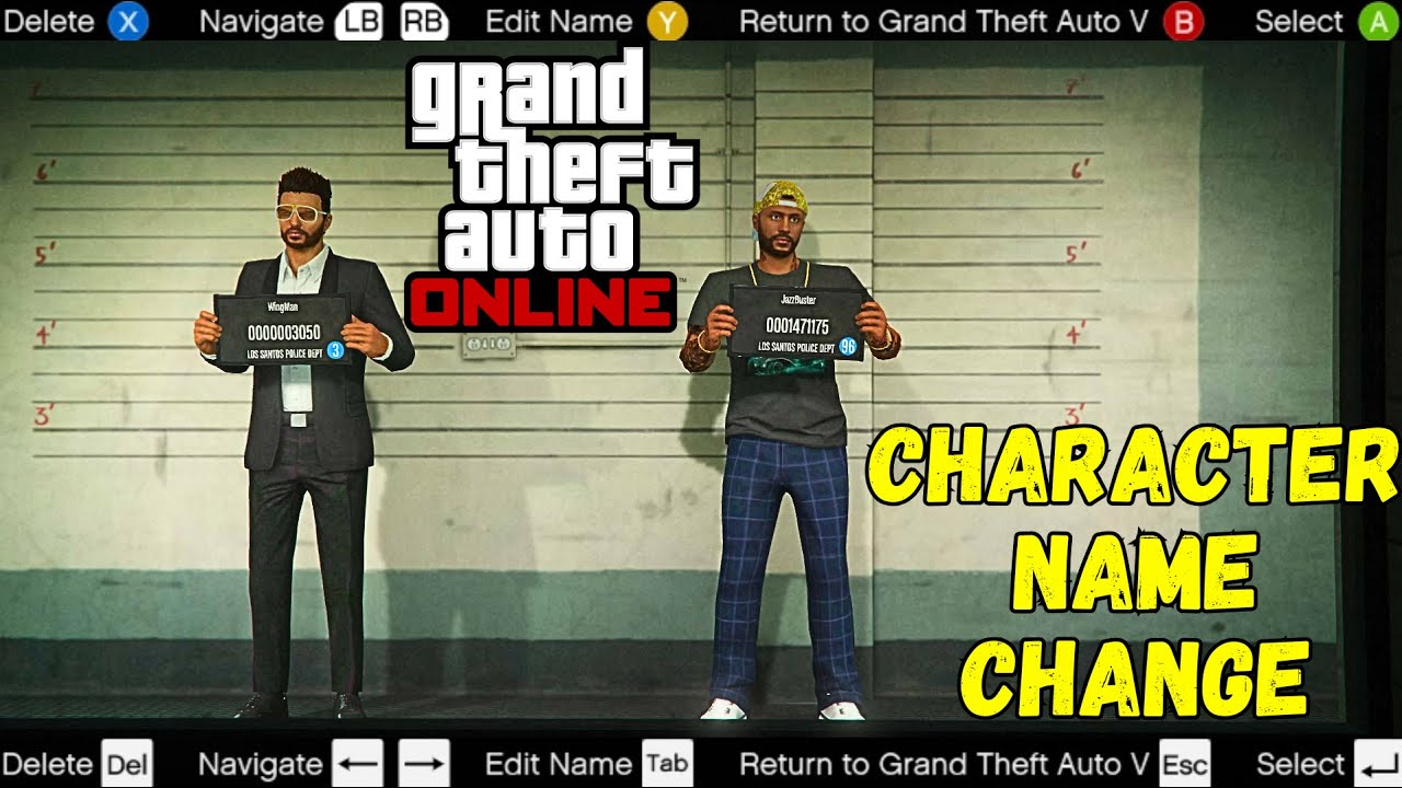 GTA ONLINE - How to Rename Character Tutorial! *UPDATED 2024* - YouTube