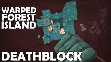 Warped Forest Island - SKYBLOCK in the NETHER? DEATHBLOCK! | Part 2 | Minecraft | The Basement