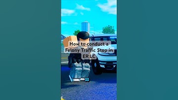 🚗🚓 | How to REALISTICALLY Conduct a Felony Traffic Stop in ERLC Roblox #roblox #erlc #shorts #fyp