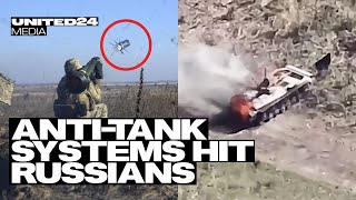 Anti-Tank Systems Hit Russians. How the Javelin & Stugna-M ATGMs Work. Battle for Lyman