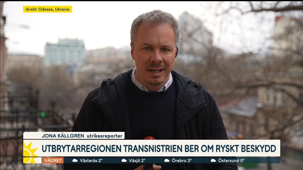 Senaste i Ukrainakriget: Moldaviska utbrytarregionen ber Ryssland o… | Nyhetsmorgon | TV4 & TV4 Play