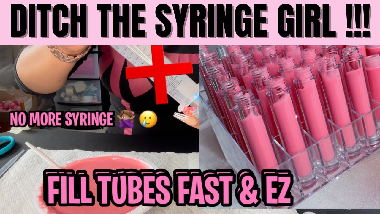 How To Get Lip Gloss Into Tubes