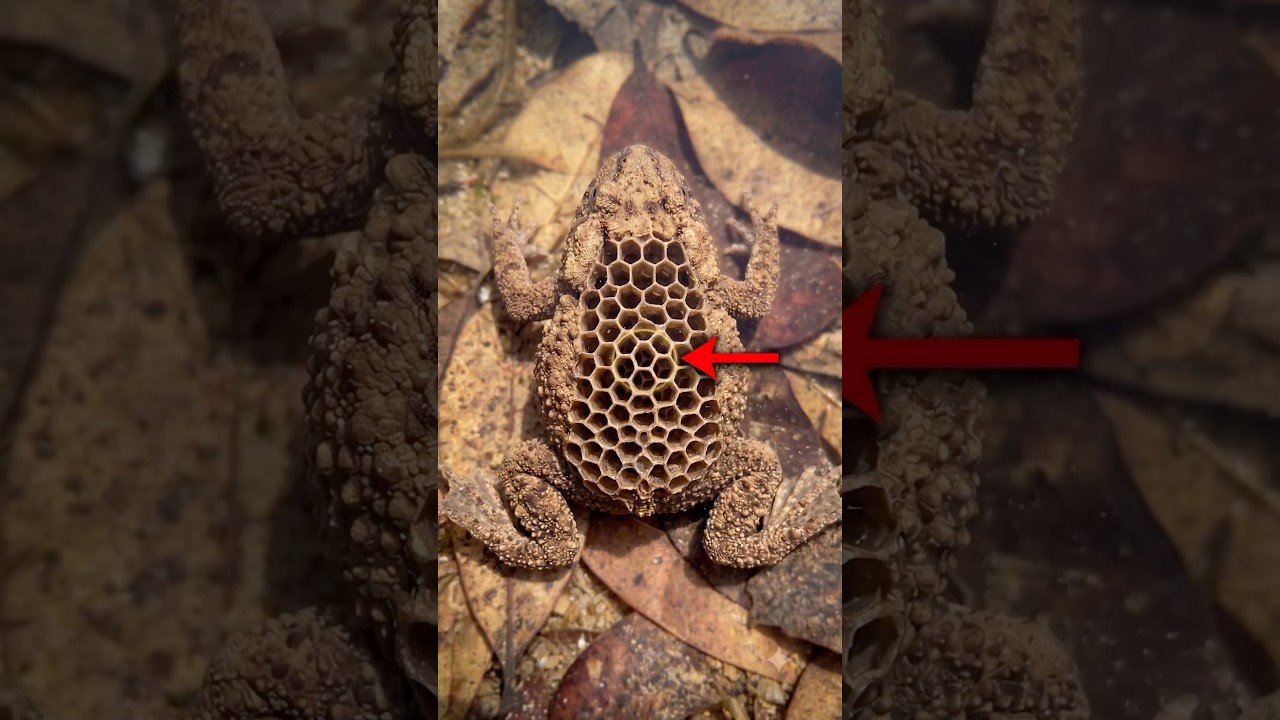 This Mother’s Birth Process is Pure Horror 💀🐸 #shorts  #DeepSea #NatureDocumentaryUK